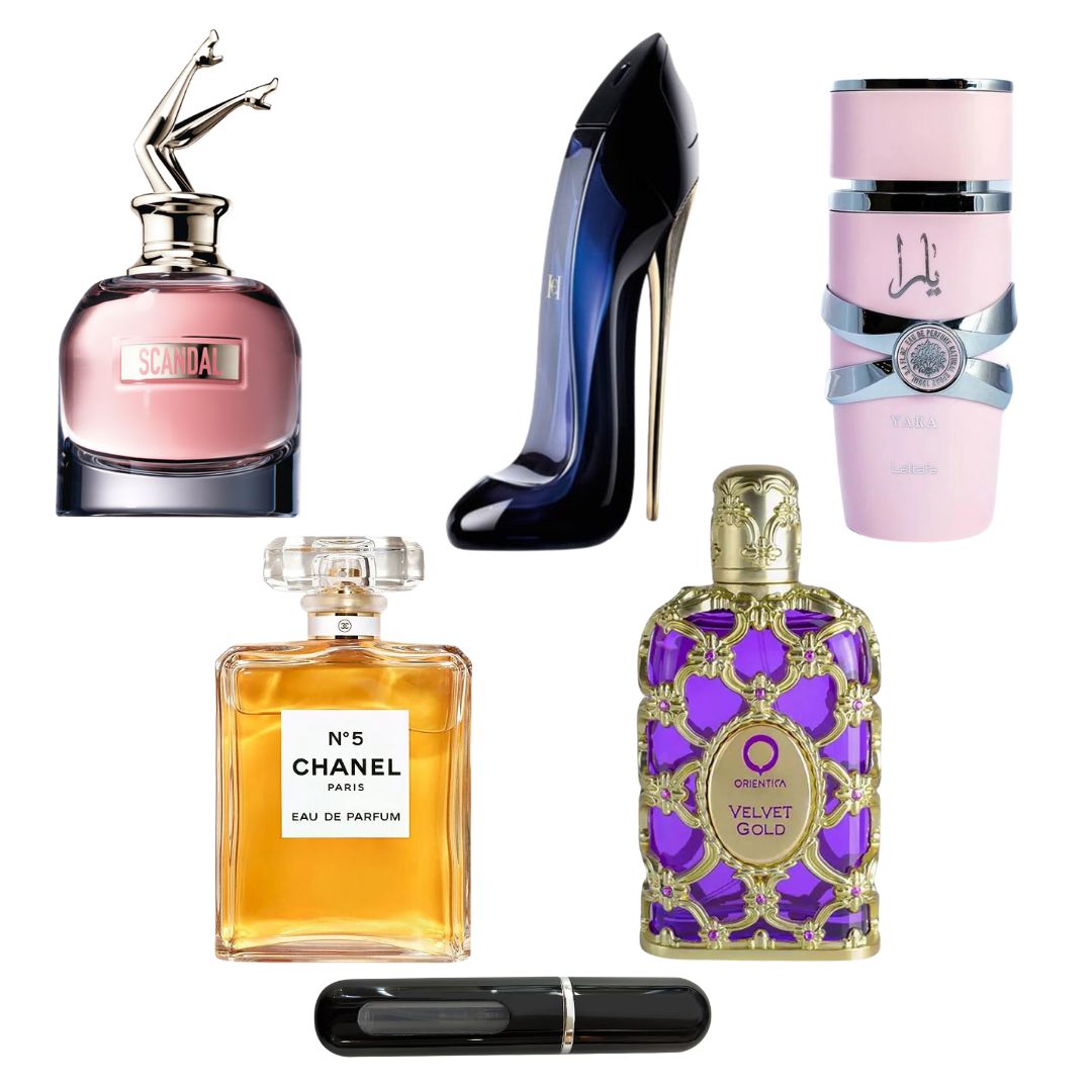 YARA+GODGIRL+CHANEL5+VELVET+SCANDAL+PERF